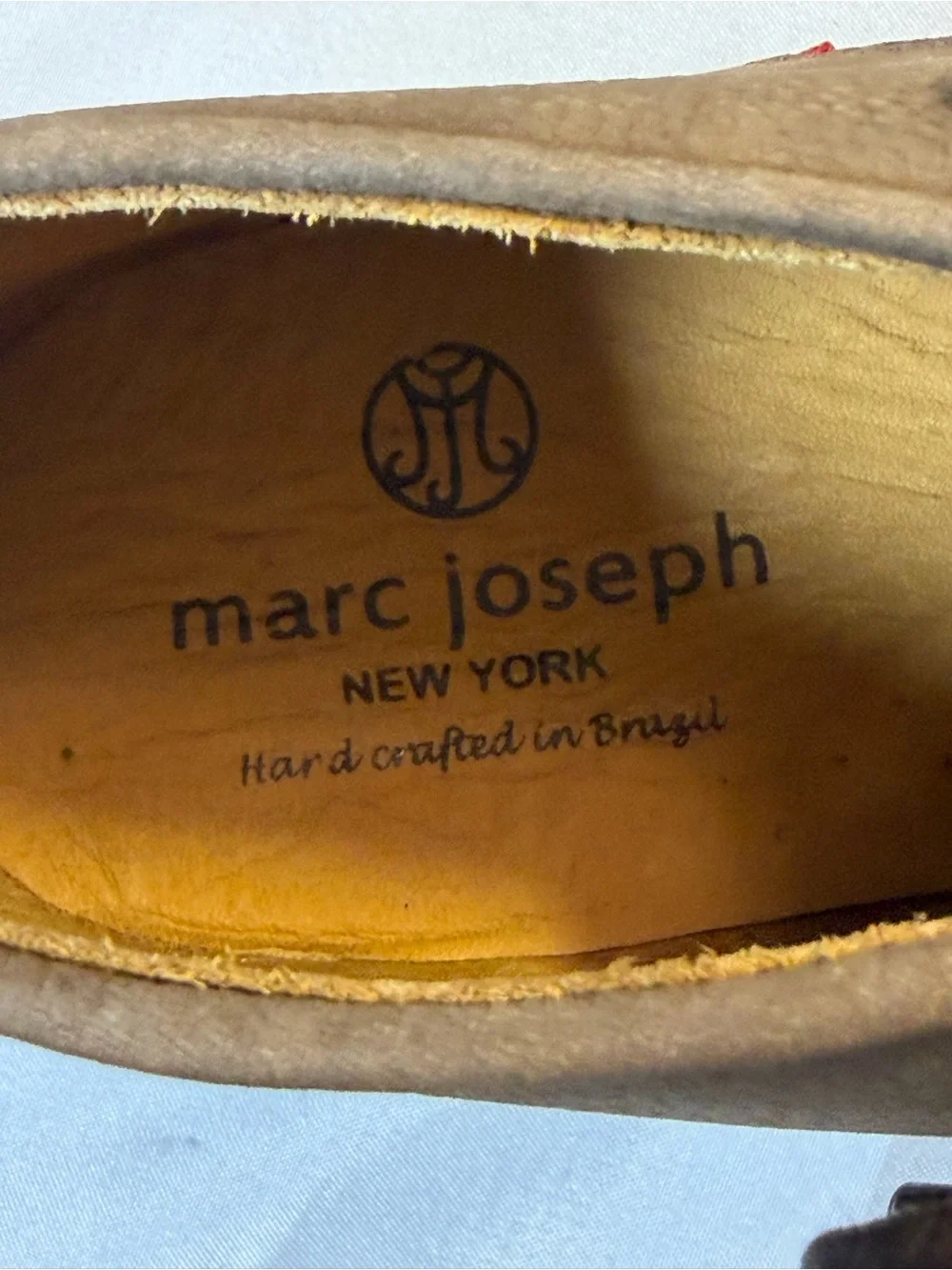 Marc Joseph Men's Taupe Lace-Up Dress Boots Size 8.5 New in Box